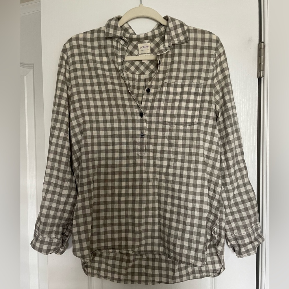 J.Crew Checkered Casual Shirt